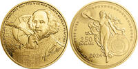 Niue 250$ 1 oz Gold Coin Icons of Inspiration - William Shakespeare -