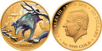 Niue 100$ 1 oz Gold Coin Seasons - Winter Wolf -