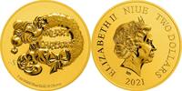 Niue 250$ 1 oz Gold Coin Disney - Mickey Mouse Christmas -