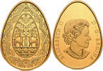 Kanada 250$ Gold Coin Pysanka Egg Shape -