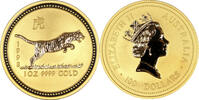Australien 100$ 1 oz Gold Coin Lunar Series I. - Year of the Tiger -