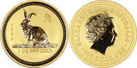 Australien 100$ 1 oz Gold Coin Lunar Series I. - Year of the Rabbit -