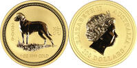Australien 100$ 1 oz Gold Coin Lunar Series I. - Year of the Dog -