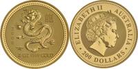 Australien 200$ 2 oz Gold Coin Lunar Series I. - Year of the Dragon -