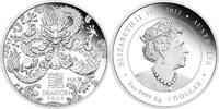 Australien 1$ 1 oz Silver Coin Lunar Series III - Year of the Dragon -