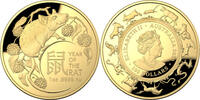 Australien 100$ 1 oz Gold Coin RAM Lunar Series III. - Year of the Rat - domed -