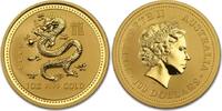 Australien 100$ 2000 1 oz Gold Coin Lunar Series I. - Year of the Dragon ST 4350,00 EUR  Excl. 10,00 EUR Verzending