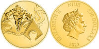 Niue 250$ 1 oz Gold Coin DC Comics - Aquaman -