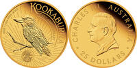 Australien 25$ 2025 1/4 oz Gold Coin Kookaburra PP 1150,00 EUR  Excl. 10,00 EUR Verzending