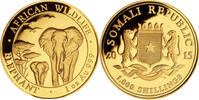 Somalia 1000 Schilling 2015 1 oz Gold Coin Elephant ST 6250,00 EUR  Excl. 40,00 EUR Verzending
