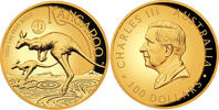 Australien 100$ 2026 1 oz Gold Coin Australian Kangaroo - High Relief PP 5300,00 EUR  Excl. 40,00 EUR Verzending