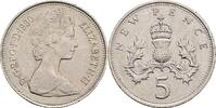 Großbritannien 5 New Pence Elizabeth II. -