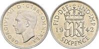 Großbritannien 6 Pence George VI. -