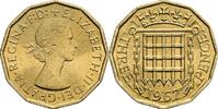Großbritannien 3 Pence Queen Elizabeth II. -