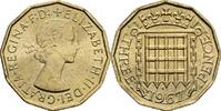 Großbritannien 3 Pence Elisabeth II. -