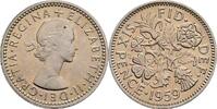 Großbritannien 6 Pence Queen Elizabeth II. -