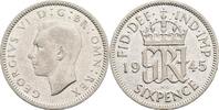 Großbritannien 6 Pence George VI. -