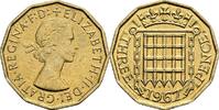 Großbritannien 3 Pence Queen Elizabeth II. -