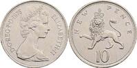 Großbritannien 10 New Pence Queen Elizabeth II. -