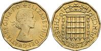 Großbritannien 3 Pence Queen Elizabeth II. -