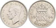 Großbritannien 6 Pence George VI. -