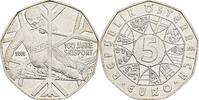 Österreich, 2. Republik 5 Euro 100 Jahre Skisport -