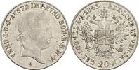 Kaisertum Österreich 20 Kreuzer 1843 A, Wien Ferdinand I. 1835-1848 ss/vz 22,00 EUR  plus 10,00 EUR verzending