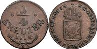 Kaisertum Österreich 1/4 Kreuzer 1816 S, Schmöllnitz Franz II.(I.) 1792-... 8,50 EUR  plus 10,00 EUR verzending