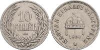 Kaisertum Österreich 10 Filler Franz Joseph I. 1848-1916 -