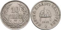 Kaisertum Österreich 10 Filler Franz Joseph I. 1848-1916 -