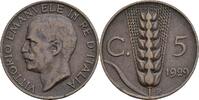 Italien 5 Centesimi Victor Emanuel III. 1900-1946 -
