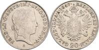 Österreich, Ferdinand I. 1835-1848 20 Kreuzer 1847 A, Wien ss 18,00 EUR  plus 10,00 EUR verzending