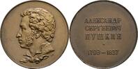 Russland Medaille auf Alexander Sergejewitsch Puschkin -