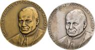 Italien Kirchenstaat Silbermedaille und Bronzemedaille JOHANNES PAUL II. 1978-2005 -