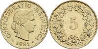Schweiz 5 Rappen 1981 ss/vz 2,50 EUR  plus 10,00 EUR verzending