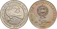 Ungarn 50 Forint 25 Jahre World Wildlife Fund - Rotfußfalke -