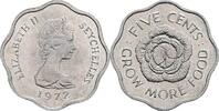 Seychellen 5 Cents Queen Elizabeth II. -