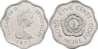Seychellen 5 Cents Queen Elizabeth II. -