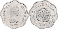 Seychellen 5 Cents Queen Elizabeth II. -