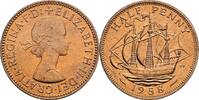Großbritannien 1/2 Penny 1958 VF / EF