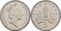 Großbritannien 5 Pence Elisabeth II. -