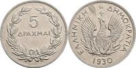 Griechenland 5 Drachmai Griechische Republik 1924-1935 -