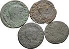 ROM Lot 4 Stück spätrömische Bronzemünzen -