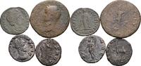 ROM Lot 4 Stück spätrömische Bronzemünzen -