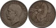 Italien, Victor Emanuel III. 1900-1946 10 Centesimi -