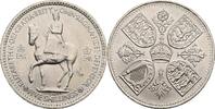 Großbritannien 5 Shillings Krönung von Königin Elisabeth II. -