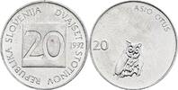 Slowenien 20 Stotinov Eule -