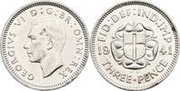 Großbritannien 3 Pence George VI. -