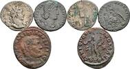 ROM Lot mit 3 Bronzemünzen, davon 1x fake Maximianus -
