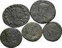 ROM Lot 5 Stück spätrömische Bronzemünzen -